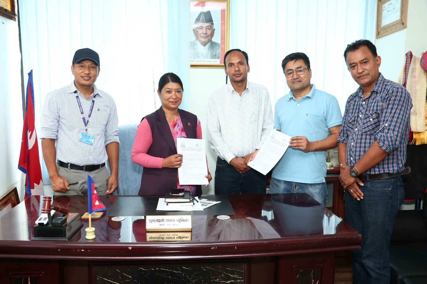 MOU signing at Kirtipur Municipality